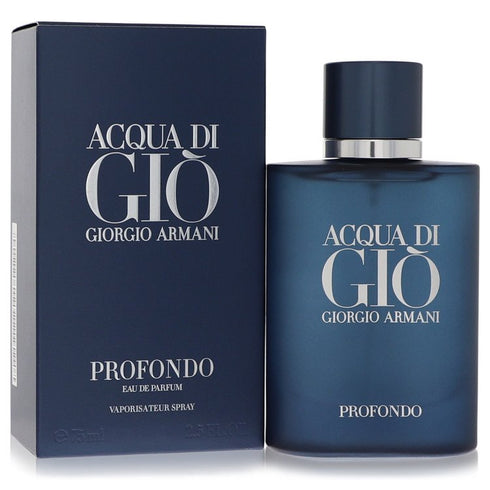 Acqua Di Gio Profondo by Giorgio Armani Eau De Parfum Spray Refillable 3.3 oz for Men
